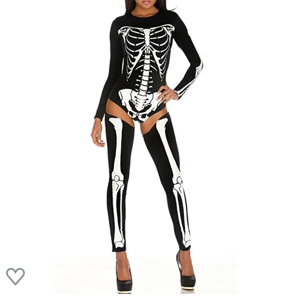 Forplay Bad to the Bone Bodysuit Skeleton Costume - Picture 2 of 3